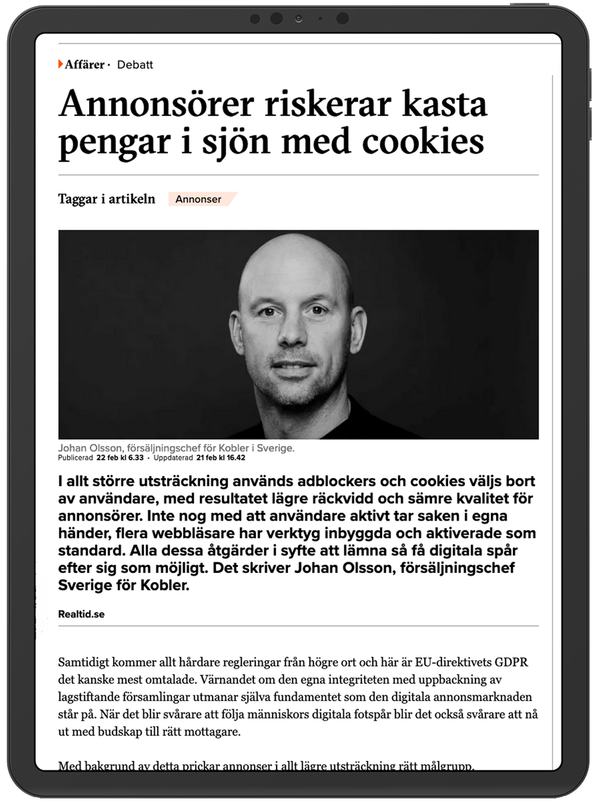 Presse kaster penger i sjøen